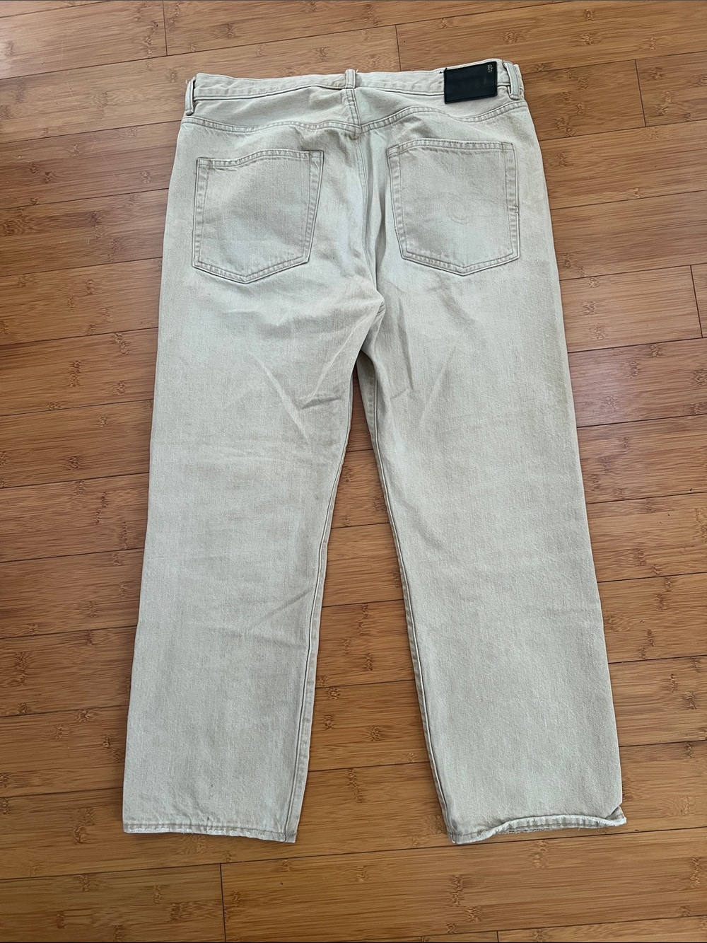 R13 Boyfriend Jeans - Harlyn Khaki Casual Japanese Denim size 31 - Picture 12 of 12